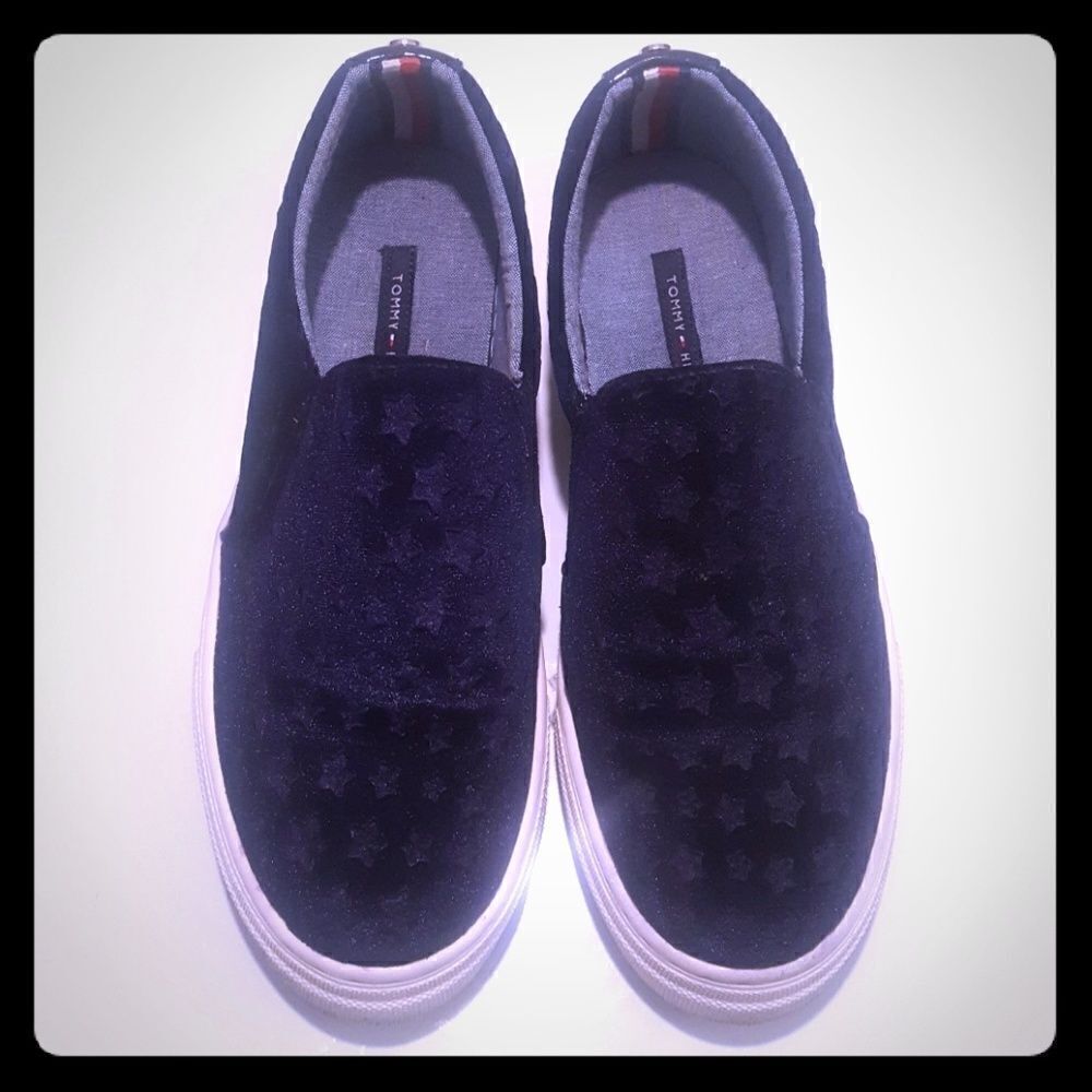 Velvet Sneaker slides  